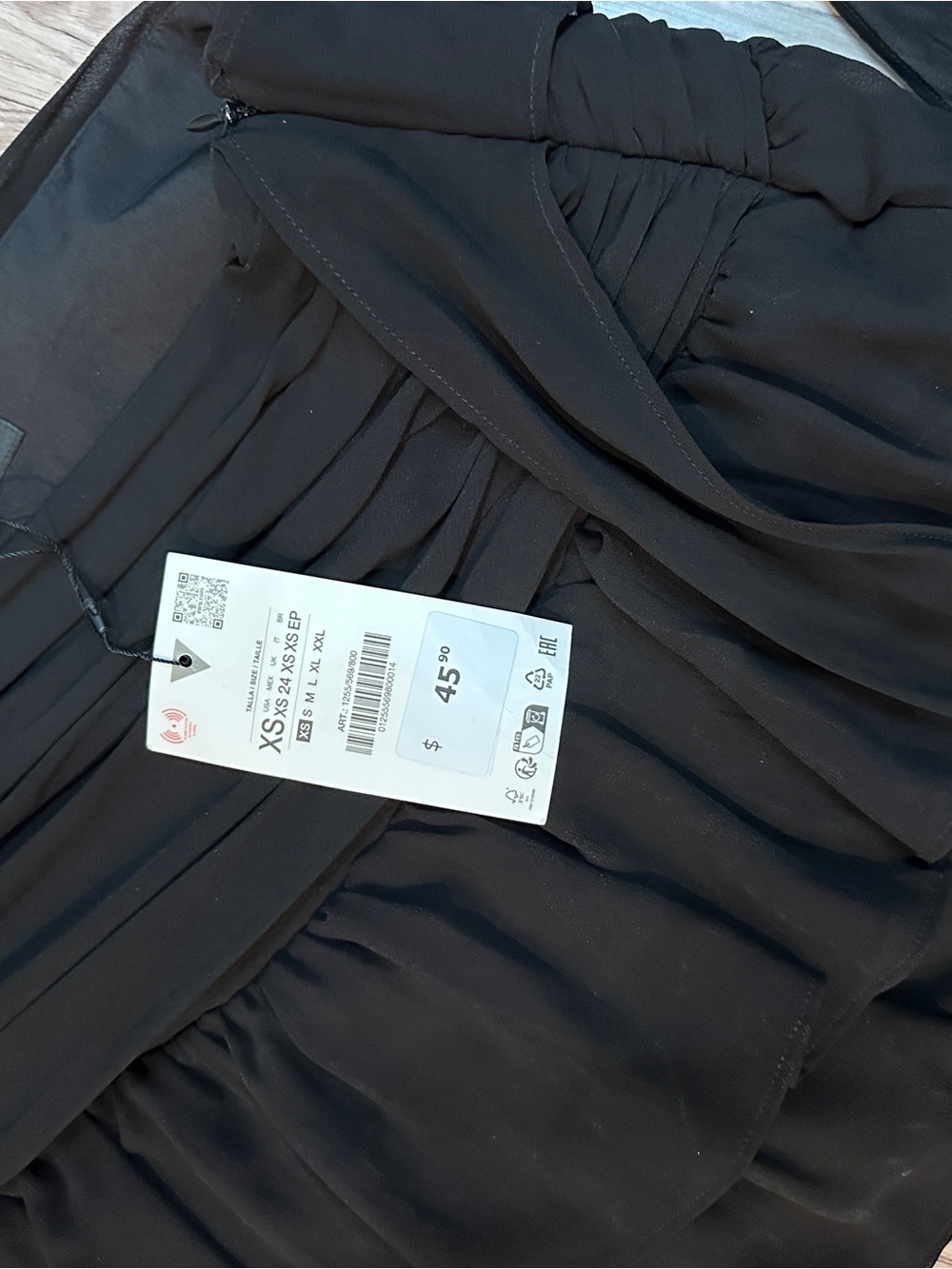 Zara Black Mini Skirt xs